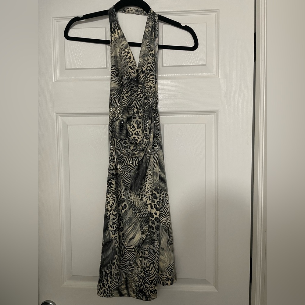 Animal print dress